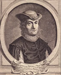 Retrato de Baruch Spinoza (1632-1677), filósofo holandês, também conhecido como Bento de Espinosa ou Benedictus de Spinoza ou Benoit de Spinoza. Gravura do século XVIII.