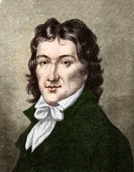 Retrato de Camille Desmoulins (1760-1794), político francês.