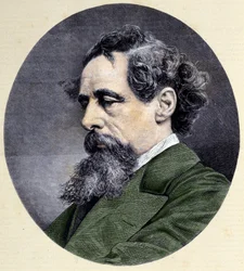 Retrato de Charles Dickens (1812-1870), escritor inglês.