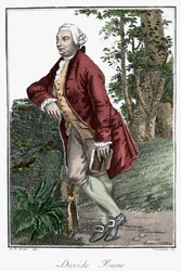 Retrato de David Hume, filósofo escocês (1711-1776).