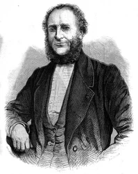 Retrato do Dr. Jobert de Lamballe (1799-1867) cirurgião francês. Gravura em "L