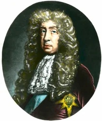 Retrato do Duque e Conde John de Lauderdale (1616-1682), político escocês. Gravura do século XIX, Colecção privada