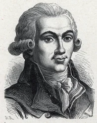 Retrato de Elie Guadet (1758-1794), revolucionário francês.