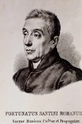 Retrato de Fortunato Santini (gravura)