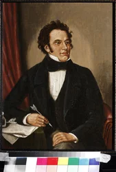 Retrato de Franz Schubert (óleo sobre tela)