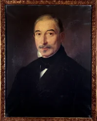 Retrato de Gaetan Brizzi, trompetista italiano (pintura
