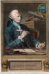 Retrato de Jean Le Rond d