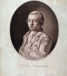 Retrato de Johann Gottlieb Naumann (gravura)