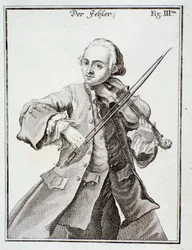 Retrato de Leopold Mozart (gravura