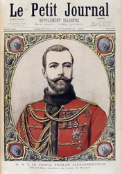 Retrato de Nicolau II da jovem Rússia - no "The Petity Journal" de 11/11/1894