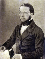 Retrato de Pasteur em 1852.