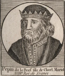 Retrato de Pepin III, deste Pepin le Brief