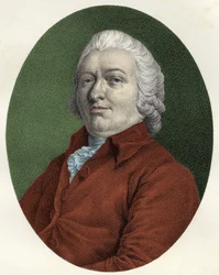 Retrato de Pierre Joseph Desault (1738 - 1795) cirurgião francês