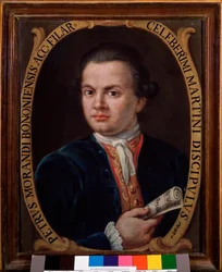 Retrato de Pietro Morandi, compositor italiano (pintura