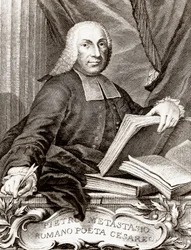 Retrato de Pietro Trapassi, chamado Pietro Metastasio (Metastase) (1698-1782) Poeta e libretista italiano