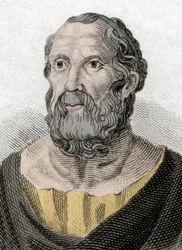 Retrato de Platão (428-348 a.C.), filósofo da Grécia Antiga.
