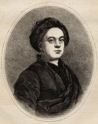 Retrato de William Hogarth (1697 a 1764), pintor e gravador inglês.
