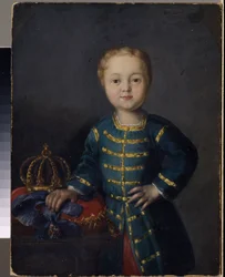 Retrato do Czar da Rússia Ivan VI Antonovich