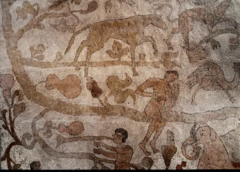 Representação da fauna índia imaginária simbolizando as façanhas de Alexandre, o Grande