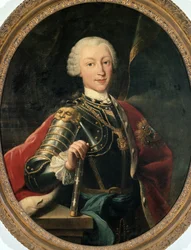 Retrato de Carlos Emanuel III de Saboia, rei da Sardenha (óleo sobre tela)