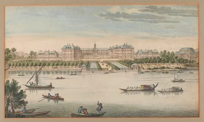 Royal Hospital Chelsea, Vista do rio, 1750 por volta de
