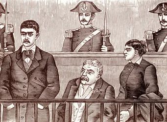Cena do caso de um membro da Máfia em 1860
