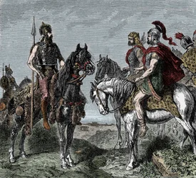 Segunda Guerra Púnica: Gauleses Recusam-se a Erguer-se a Favor de Aníbal - Segunda Guerra Púnica (218-202 AC): Gauleses recusam-se a combater com Hannibal Barca (247-181 aC)