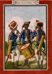 Sepoy tambores e cinquenta