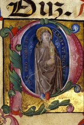 St. Claire. Fundadora da Ordem das Clarissas (ver Assis