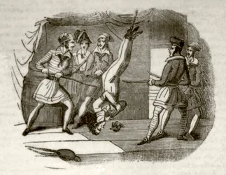 The Death Galley, ou, a Escuna dos Piratas, c.1837