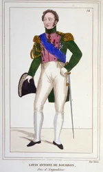 O Duque de Angouleme Louis Antoine (Louis-Antoine) d