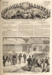 A visita do Rei da Holanda a Compiegne 1861 - Guilherme III (1772-1849)