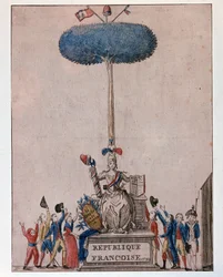 O Povo é Soberano - Alegoria da República Francesa e Árvore da Liberdade