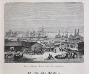 As margens do Mississippi - em "Le tour du monde", 2º semestre. 1876
