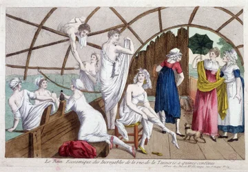 O banho económico do incrível (15 cêntimos), rue de la tannerie, início do século XIX, Carnavalet.