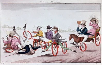 Os prazeres e inconvenientes dos velocipedes e dos cavalos oriféricos