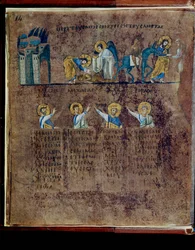 O Codex Rossanensis púrpura, século VI (manuscrito)