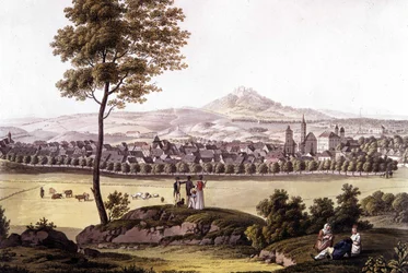 A cidade de Toeplitz (Toplitz) na Boémia, no final do século XVIII.