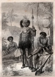 nativos das Ilhas Marquesas - Viagem do Capitão James Cook