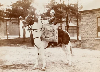  Tambor cavalo, 3rd Prince of Wales S Dragoon Guards , 1895 por volta de