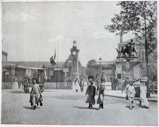 Entrada para os matadouros de la Villette