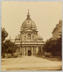 Fachada da capela da Sorbonne, Paris, c. 1875-1925