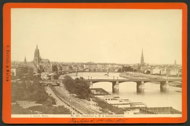 Alemanha, Hesse, Frankfurt am Main e Sachsenhausen, publicado por C. Hertel, Mainz