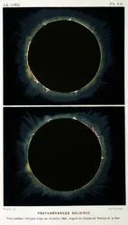Fotografia do eclipse total do Sol a partir de 18 de julho
