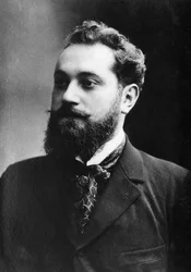 Retrato de Albert Guillaume (1873-1942), pintor, ilustrador e cartoonista francês.