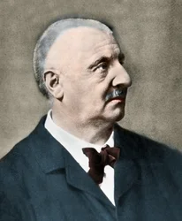 Retrato de Anton Bruckner (1824-1896), compositor austríaco.