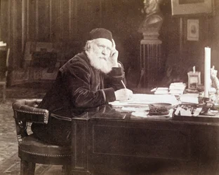 Retrato de Charles Gounod (1818 - 1893), compositor francês.