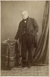Retrato do Conde Camilo Berso de Cavour (1810-61) - cerca de 1855
