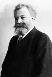 Retrato de Edouard Colonne (1838-1910), violinista e maestro francês.