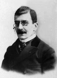 Retrato de Ferdinand Brunetiere (1849-1906), crítico literário francês.